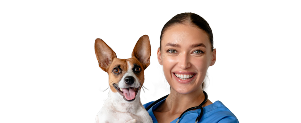 Woman with dog